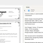 Contoh Undangan Maulid Nabi Muhammad SAW 2026 Resmi dan WA